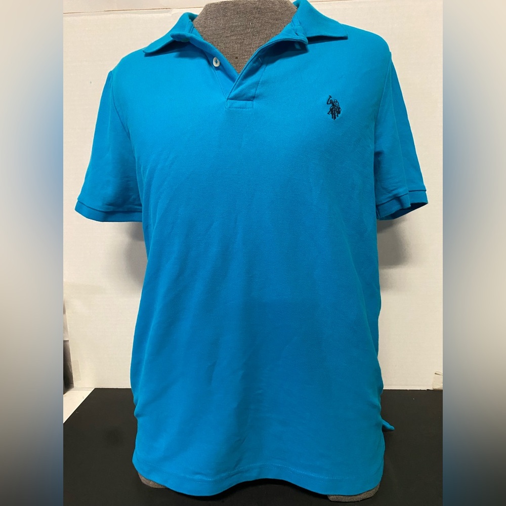 Polo Assn Men's Blue Polo Shirt Bangladesh Size Medium